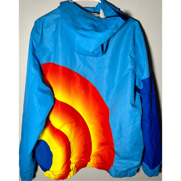 Looney Tunes Members Only Space Jam Tune Squad Full Zip Blue Windbreaker Jacket - Picture 7 of 9